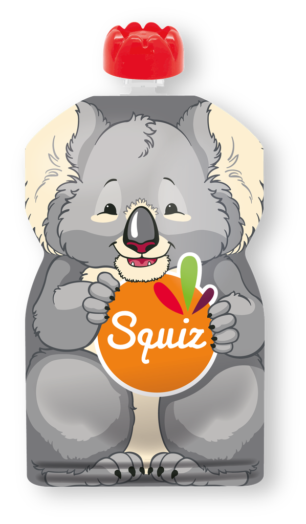 Gourde compote rechargeable écologique - Série Australie - Koala